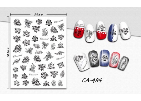 3D Nail Stickers - CA-484